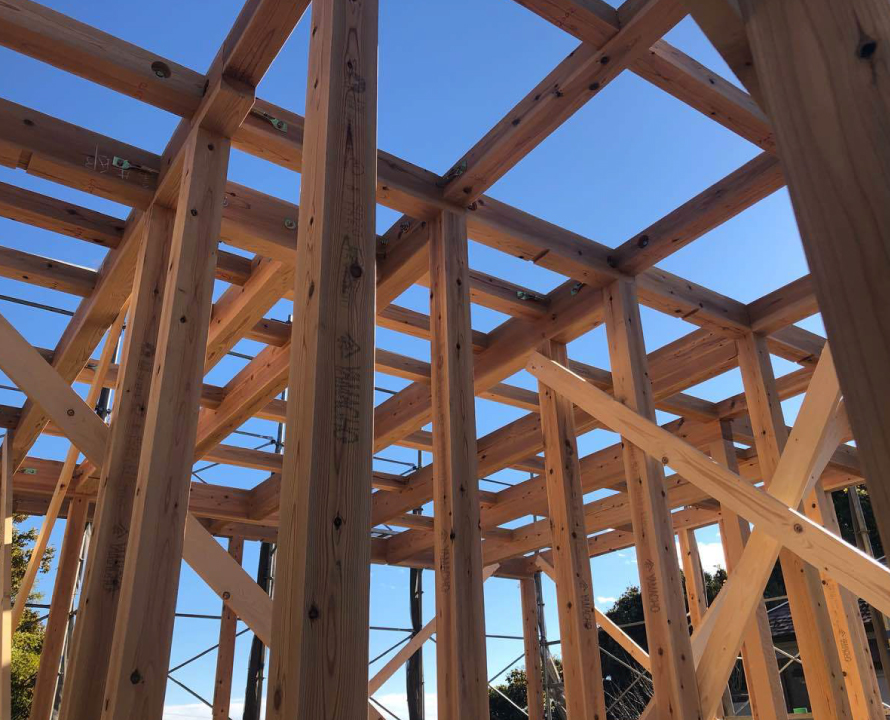 木造住宅の構造イメージ